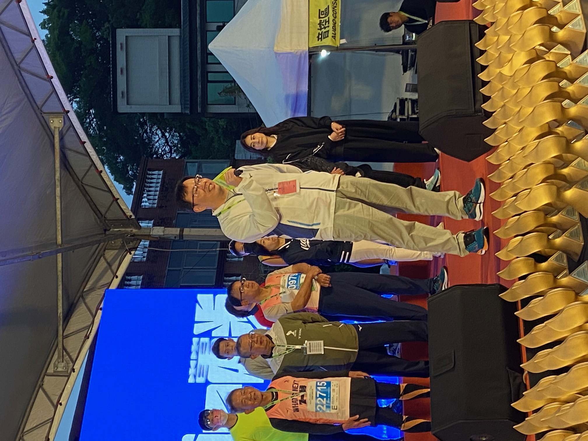 (圖)Sports Administration Director-General Cheng Shih-chung attended the 2023 Wan Jin Shi Marathon. It is Taiwan’s first World Athletics Gold Label running event.
